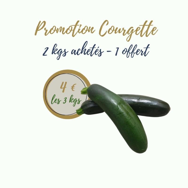 Promotion Courgette verte - La ferme d'Arnaud - Coutiches